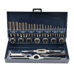 Набор метчиков и плашек M3 -M12 HSS-G 32пр H-Tools 245010HT