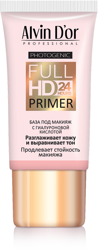 Alvin D`or  SP-02 База под макияж Full Hd primer 24hours (розовая) 25мл