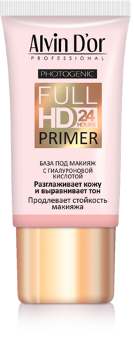 Alvin D`or  SP-02 База под макияж Full Hd primer 24hours (розовая) 25мл