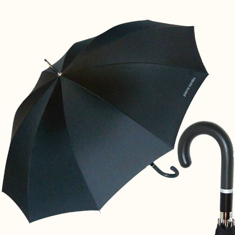 Классический черный зонт , 10 спиц