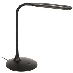 Светильник настольный на подставке, USB+адаптер, черный, SPE17156-26