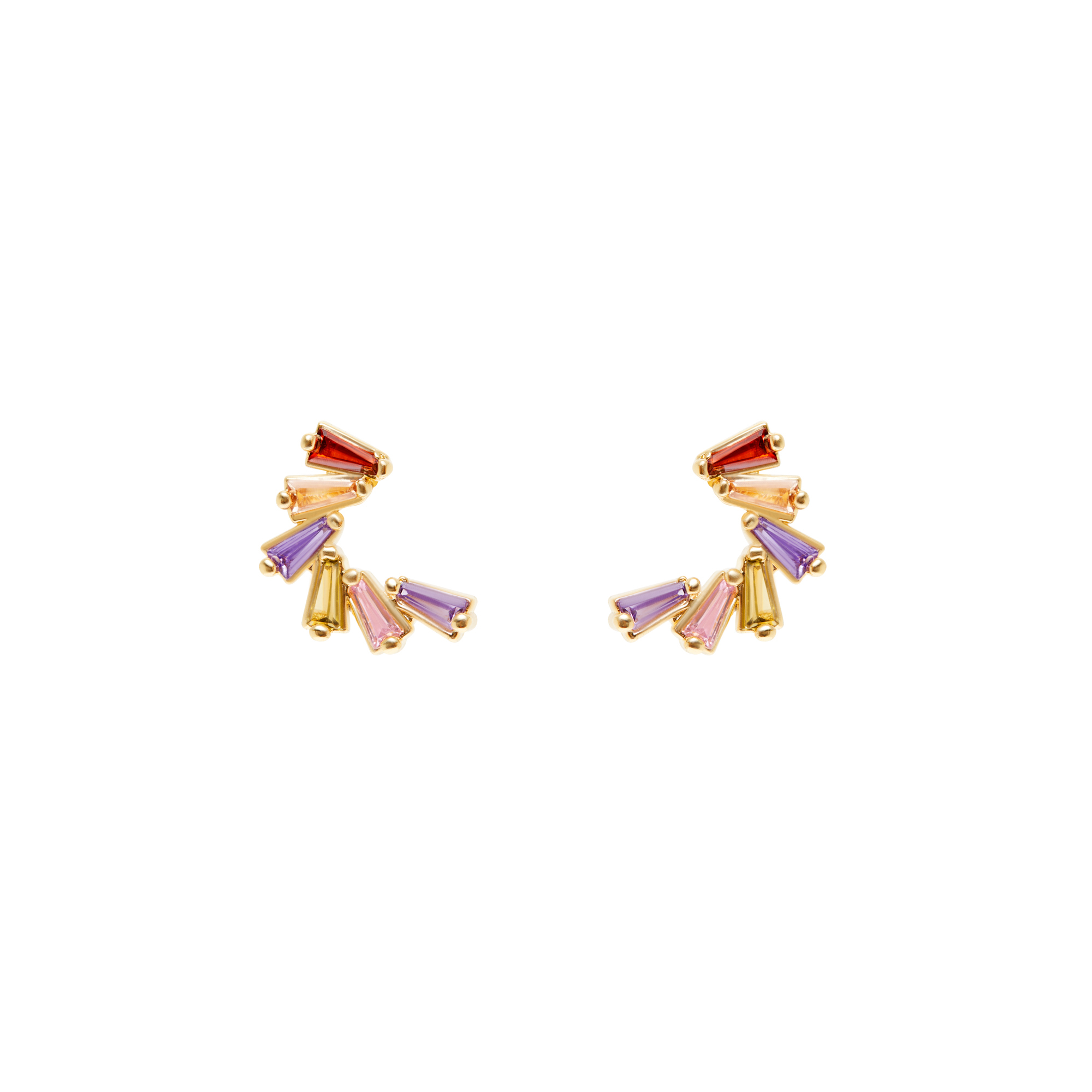 Серьги Multi Splash Stud Earrings купить онлайн по цене 3580 ₽ |  Интернет-магазин VIVA LA VIKA