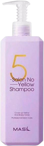 Masil 5 Salon No Yellow Shampoo Шампунь тонирующий для осветленных волос
