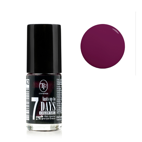 TF Лак для ногтей COLOR GEL тон 242 Bordeaux/Бордо 8мл