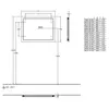 Villeroy&Boch Finion F6001000 Зеркало, Villeroy&Boch, Finion, ширина, мм-1000, глубина, мм-45, высота, мм-750, тип установки-настенный, подсветка-есть, тип освещения-LED, тип включения-дистанционно, крепёж-есть
