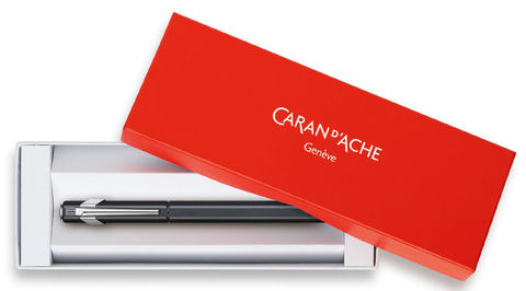 Carandache Office 849 Classic - Matte Black, перьевая ручка, F, подарочная коробка