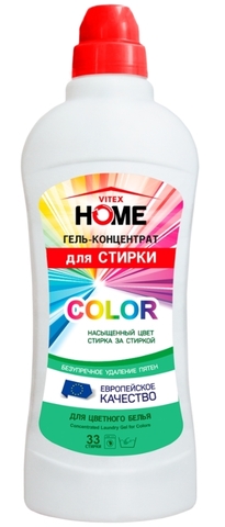 Гель-концентрат для СТИРКИ Color (для цветного белья) 1000мл. (Витекс)