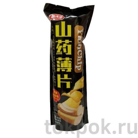 Чипсы Shuyangyang Yam Chip со вкусом стейка с черным перцем, 90 гр