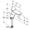 Смеситель для раковины DN 15 Kludi Ambienta 530260575