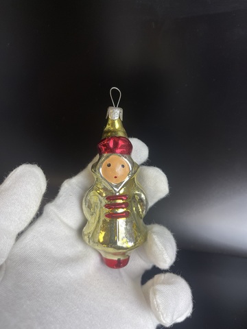 Ёлочная игрушка Иван Царевич, винтаж, стекло, СССР 1950-1980 гг