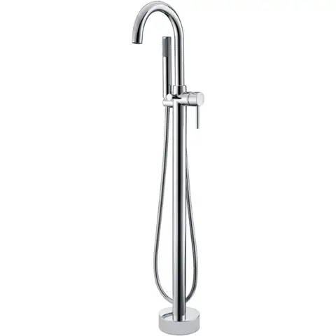 Abber Wasser Kreis AF8116 Смеситель напольный, цвет: хром