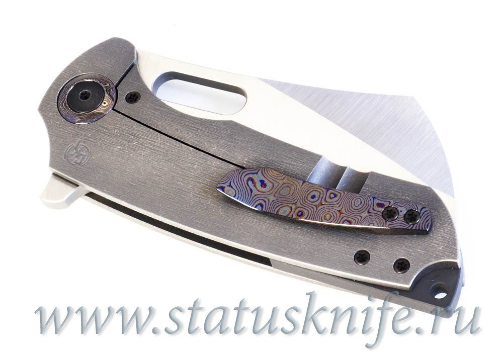 Нож CKF/Matthew Christensen Big Brutus Брутус (M390, Ti, Zirc, ZircuTi)