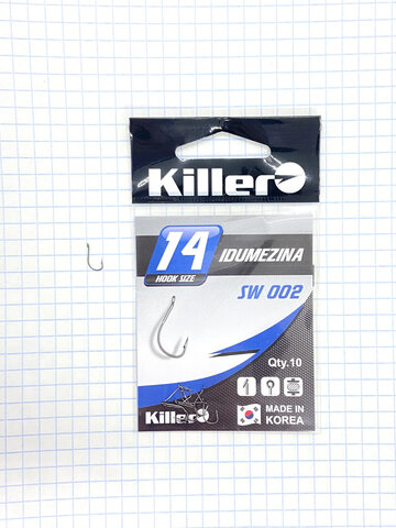 Крючок KILLER IDUMEZINA № 14 продажа от 10 шт.