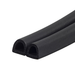 Уплотнитель D-50 пром. черный 10*12мм  KIM TEC 2х25м, 04-14-56