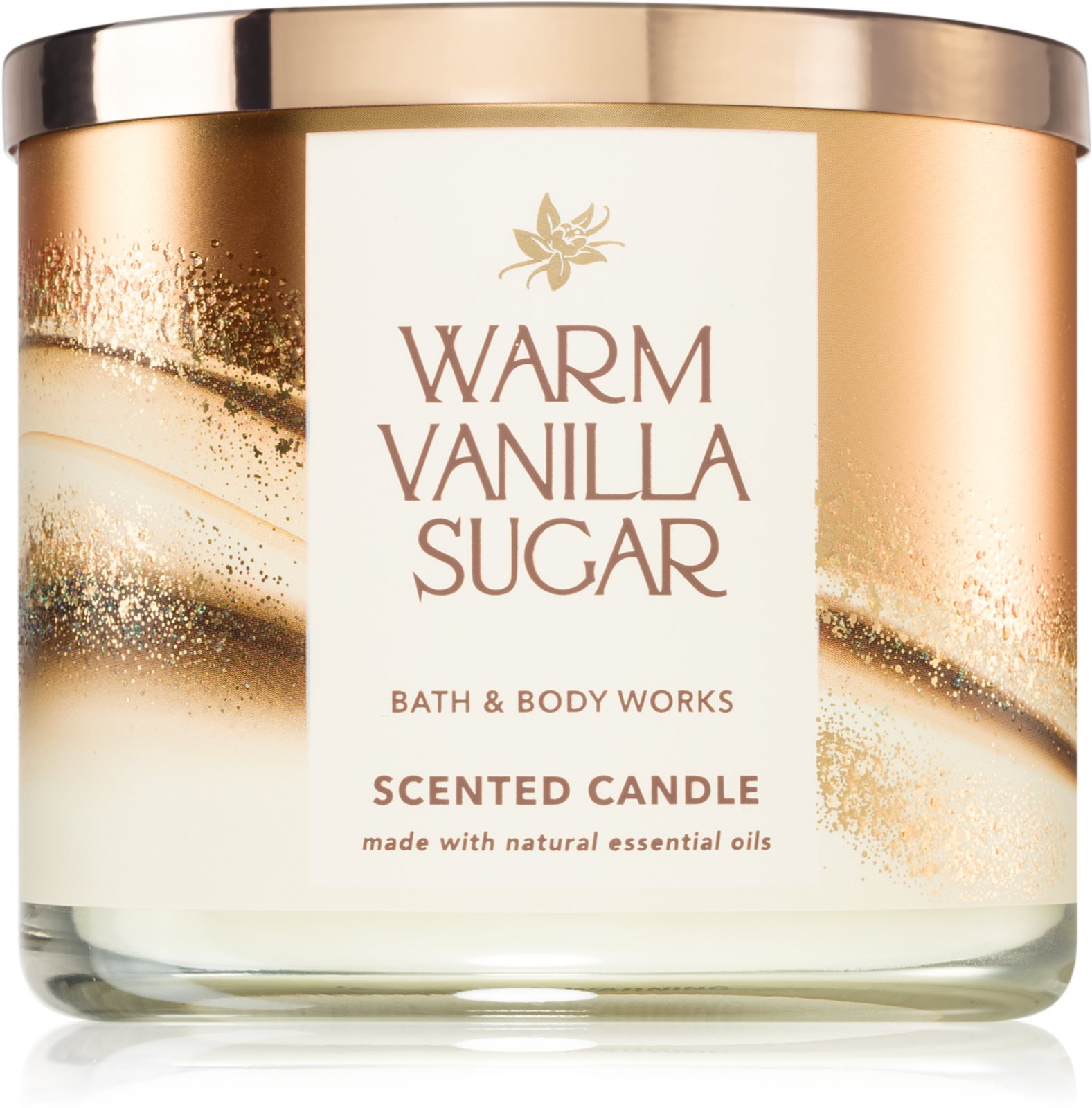 Bath & Body Works ароматическая свеча Warm Vanilla Sugar купить в Москве |  Доставка по России.