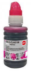 Чернила Cactus CS-I-CLI451M Пурпурный / Magenta 100мл для Canon Pixma iP6840/iP7240/iP8740/iX6840/MG5440