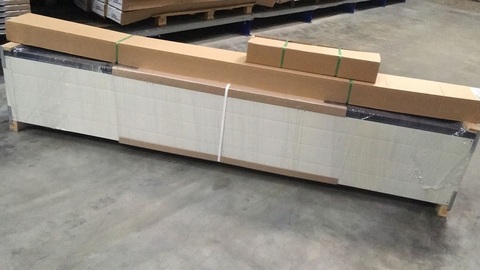 Автоматические гаражные ворота Херманн LPU 42 2500х2124 мм (шхв) с HyperMatic 800