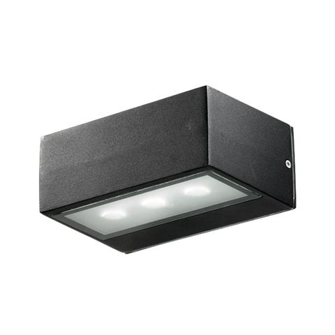 Уличный настенный светодиодный светильник 357228 STREET NT15 173 черный IP54 LED 4000К 6W 220V SUBMARINE