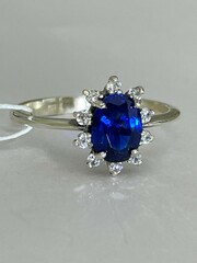Ежик  (кольцо из серебра)