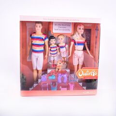 Кукла семья + собачка