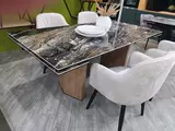 фото 3 Стол МОЦАРТ 200 AMADEUS POLISHED, керамика / Дуб монтана М-City на profcook.ru