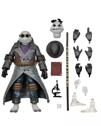 Фигурка NECA Universal Monsters x Teenage Mutant Ninja Turtles: Ultimate Donatello as The Invisible Man (Бамп)