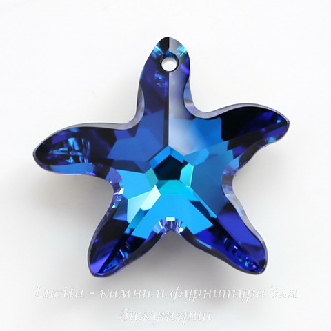 6721 Подвеска Сваровски Морская Звезда Crystal Bermuda Blue (28 мм) ()