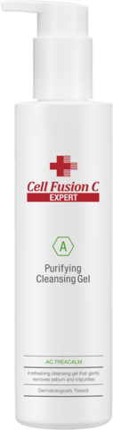 Гель Cell Fusion C Expert очищающий пилинговый - AC. TREACALM Purifying Cleansing Gel