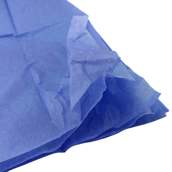 Упаковочная бумага, Тишью (50*65 см) Синий, 10 листов