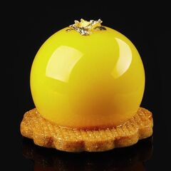 Форма силиконовая PAVOFLEX для пирож. 3D Сфера d30мм h27мм, 14мл, 30 ячеек PX4313