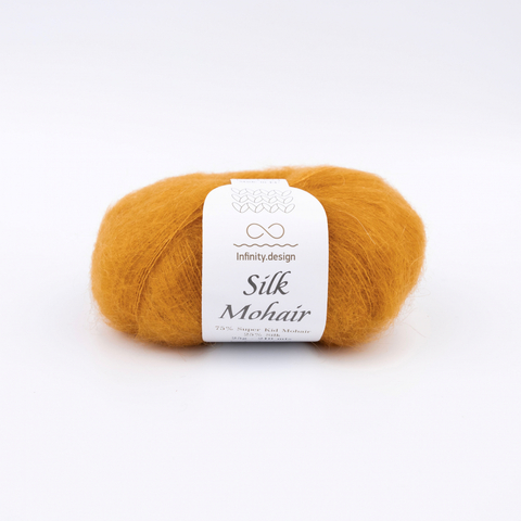 Пряжа Infinity Silk Mohair 2335 горчица