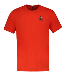 Теннисная футболка Le Coq Sportif ESS Tee Short Sleeve N°4 SS23 - Red