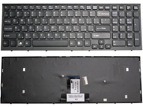 Клавиатура Sony EB Black с рамкой