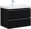 Aquanet 329596 Тумба Вега 70 2 ящ. цв.черный (329596)