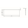 Am.Pm W94A-160-070W-P X-Joy панель фронтальная для ванны 160х70