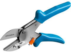 GRINDA P-44, 190 мм, закаленная сталь, стальные рукоятки, покрытие ПВХ, контактный секатор, PROLine (423444)