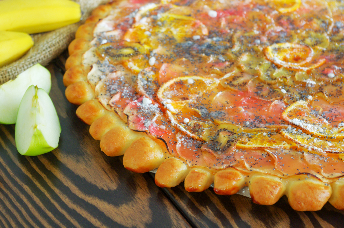Фруктовая пицца — рецепт умопомрачительного десерта