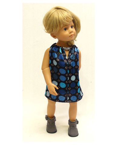 Платье коктейль - На кукле. Одежда для кукол, пупсов и мягких игрушек.