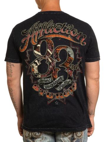 Affliction | Футболка мужская STURGIS 83 A26591 сзади