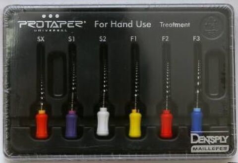 ProTaper Hand Use, ассортимент , 6шт, Maillefer