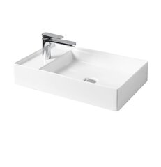 ArtCeram SCL004 01 00 SCALINO Раковина накладная 38х75 см, с 1 отв под смеситель, без слив перелива, цвет белый.(СНЯТО С ПР-ВА) фото