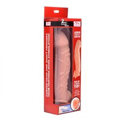 Телесная насадка для увеличения члена 2 Inch Extender Sleeve - 