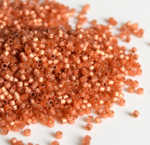 DB-2172 Бисер цилиндрический Миюки делика 11/0 /Miyuki delica 11/0 Duracoat SF S/L Dyed Copper