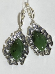 Робле (серьги из серебра)