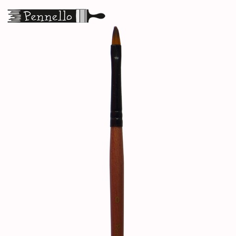 кисть Pennello синтетика овальная №2 короткая ручка