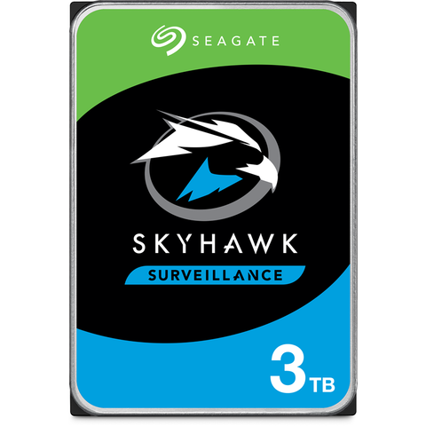 Диск HDD Seagate 3TB SATA3 SkyHawk 5900 64Mb для видеонаблюдения 1 year