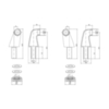 Lemark LM8556BR Полуколонны Бронза