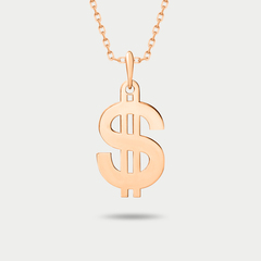 Подвеска из розового золота 585 пробы без вставок (арт. 500483-1000)