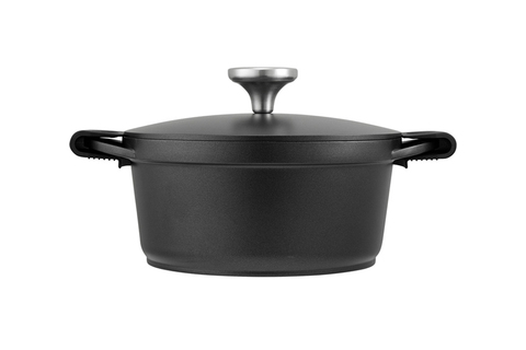 Кастрюля Agile, чёрная, 20 см, 2,4 л