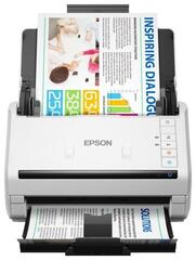 Сканер протяжный Epson WorkForce DS-530II (B11B261401/502) A4 белый/черный